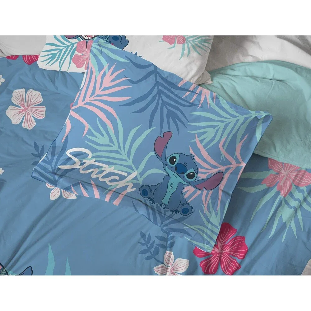 Disney Lilo & Stitch Twin Comforter Set, 5 Piece Reversible Bed in a Bag